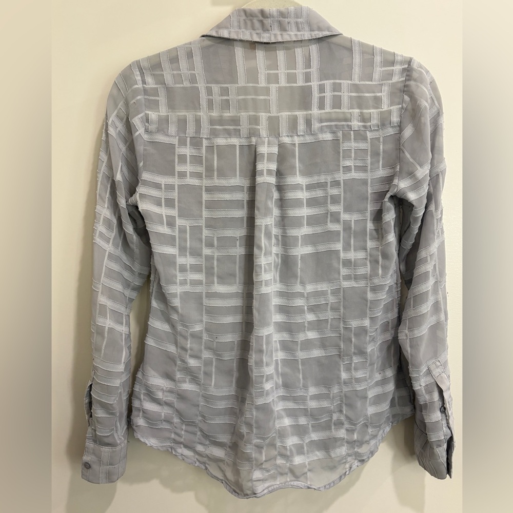 β¨ Express Sheer Button-Up Blouse | Size XS β¨ - Picture 4 of 14